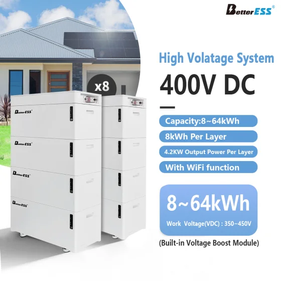 400V High Voltage LiFePO4 Battery 24kWh–64kWh | Stackable Solar Energy Storage System for Home