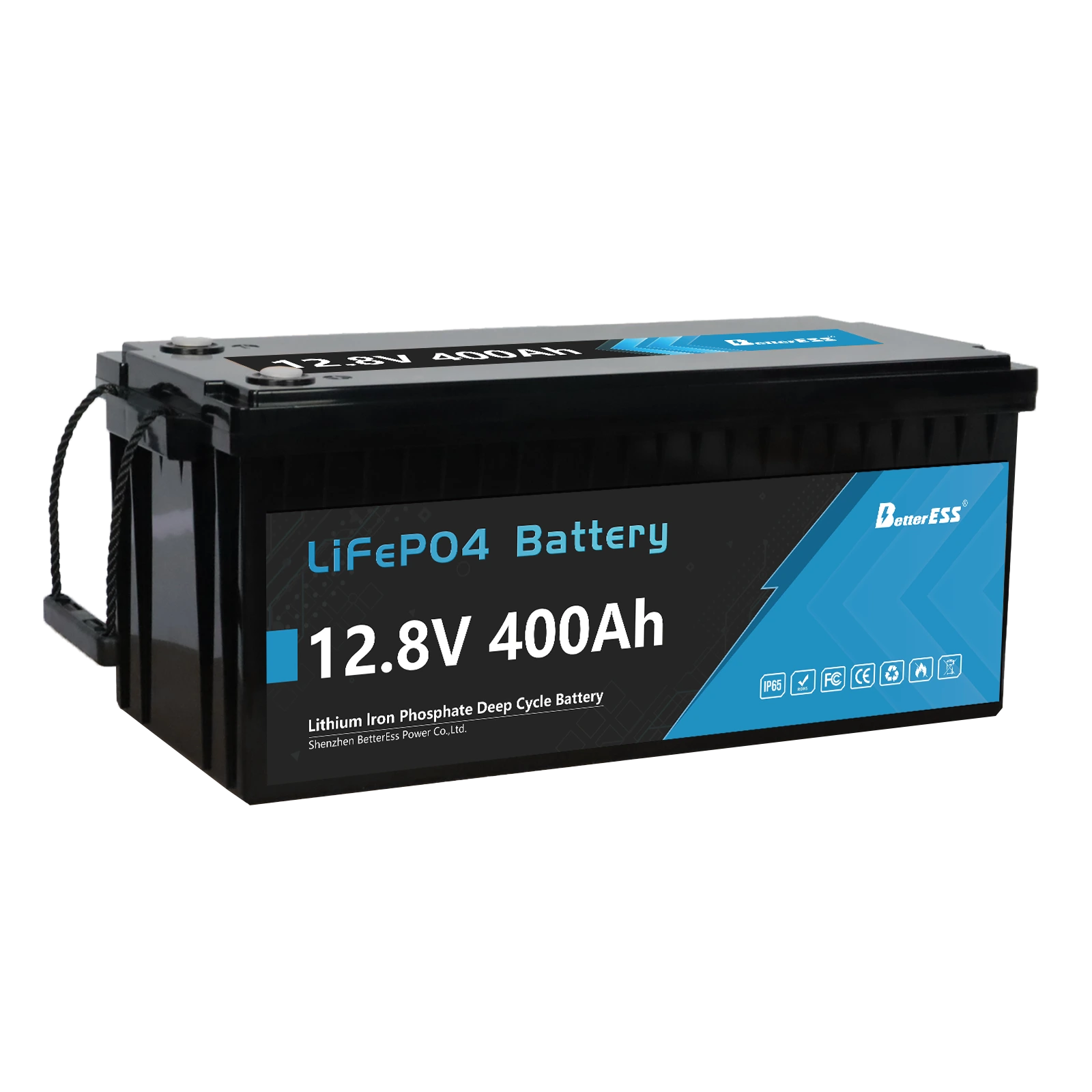 12V 400Ah LiFePO4 Battery Built-in 250A BMS with Bluetooth