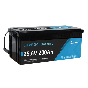 24V 200Ah LiFePO4 Battery Built-in 200A BMS with Bluetooth, Self-heating and Active Balancer