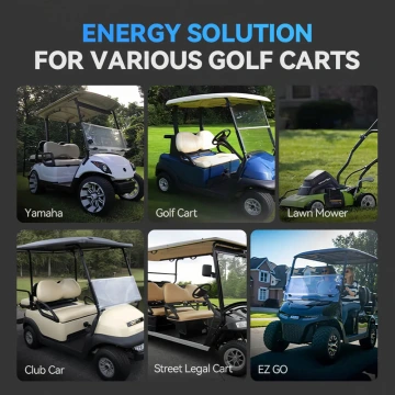 BetterESS 48V 105AH Lithium Golf Cart Battery, 100A BMS